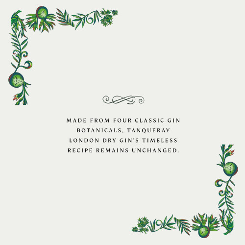 Tanqueray London Dry Gin | 41.3% vol | 1L | Award-Winning Premium 1