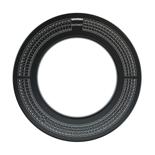 winmau WINMAU Outshot Design Dart Board Surround Ring - Black - Durable Backb 1