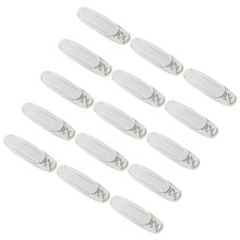 30Stk Klebefreie Wandhalter Steckdosenleiste Weiß ABS Material