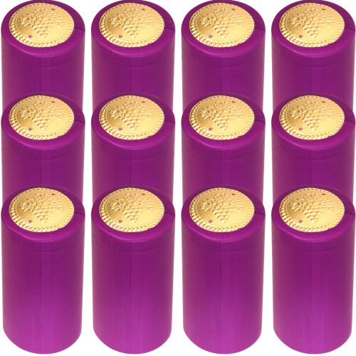 800Pcs Heat Shrink Covers Rosy Plastic Cap Seals