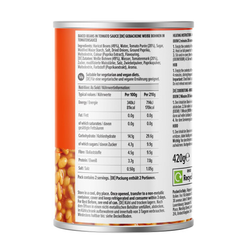 by Amazon Baked Beans In Tomato Sauce, 420g 1