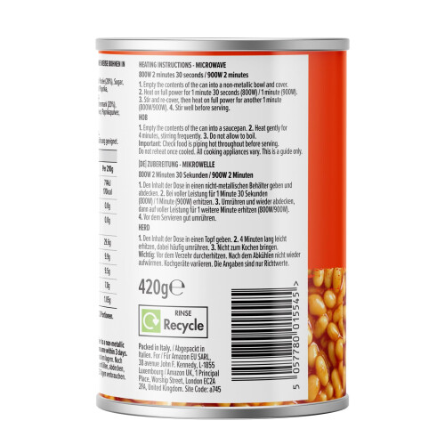 by Amazon Baked Beans In Tomato Sauce 420g 2