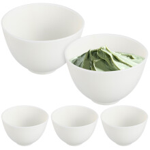 15Stk Leichte Silikon Masken Mischschalen Weiß Fürs DIY Zuhause
