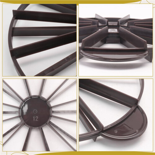 Cake Slicer, Cake Divider Cake Portion  Round 10/12 Piece Bread Cake Cutter Equal Portion Cutter Slice 1