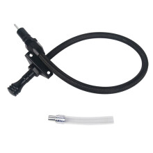 Firewall Mounted Transmission Stainless Steel Oil Dipstick-Compatible for 4L80E Dipstick Transmission LS LS1 LS3 LS6