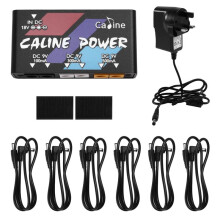 CP-02 Multiple Outputs Guitar Pedal Power Supply 9V Output with Adapter and 6pcs Cable UK Plug