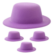 8Pièces Mini Chapeaux Violets En Eva Pour Et Poupées