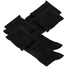 8Paires Manchons Mollet Compression Nylon Noir Respirant Pour Femmes