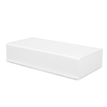 Caja acrílica de almacenamiento para pestañas 15x7.5x3.4cm blanca