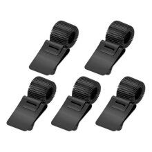 Clipe de Lápis para Capacete, Porta-Lápis Ajustável Universal para Prancheta, Organizador de Clipe para Notebook, Preto