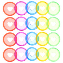 75Pièces Disques ABS Colorés Pour Et Planner