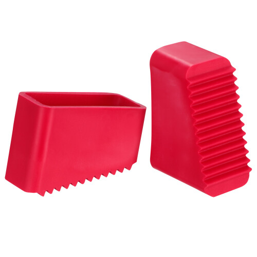 16St Rosé Rubber Ladder Beschermers Met Antislip Design