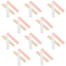 150Pièces Blanks Métal Cuivre Rectangles Doubles Troux Usage