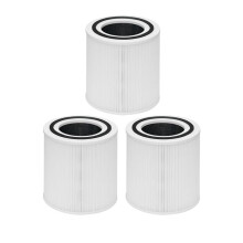 3PCS Replacement Filters for TT-AP005 Air Purifier, H13 True HEPA and Activated Carbon Filter Accessories