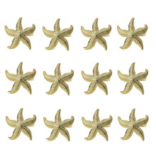 Starfish Napkin Rings 12 Gold Nautical Summer Wedding Party Beach Table Decor