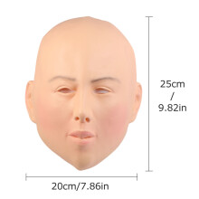 3Stk Horrormasken Latex Beige Für Halloween Cosplay Events