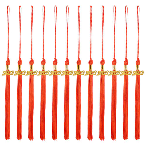 36Pièces Accessoires Chapeau Graduation Pompons Orange Polyester 2023