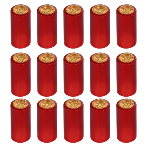 1000Pièces Embouts Thermorétractables Rouge Pour Bouteilles Vin Pro