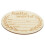 2Pièces Décor Naissance Bébé Bois Naturel Beige Rond 1