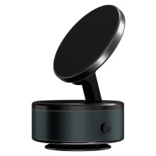 Vacuum Phone Holder Suction Cup Folding Car Phone Stand Navigation Stand for 12/13/14/15 Series Model Black+Green