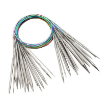 DIY Knitting  Crochet Suit Do Not Call the Tool Stainless Steel Round Needle Metal Circular Knitting Needle