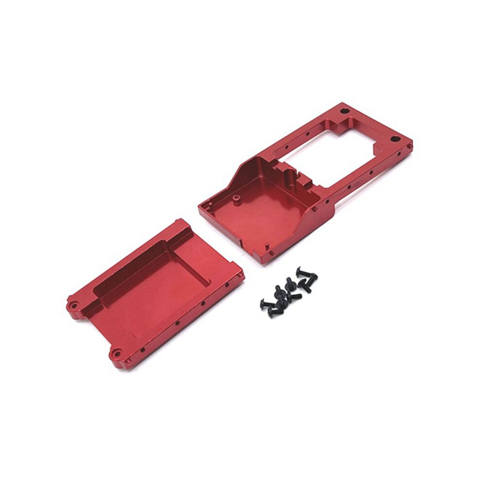 Photos - Parts for Drones & RC models For MN78 MN-78 MN 78 1/12 R/C Car Upgrade Parts Metal Front & Rear Crossbar Receiver Mounting Bracket,Red