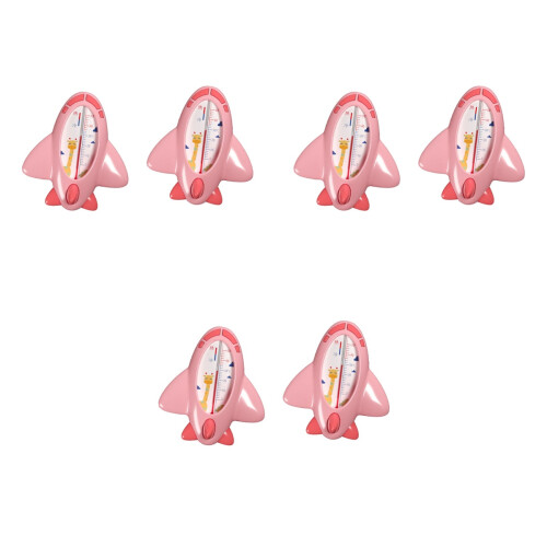 6Pièces Thermomètres Bain Bébé Rose Étanches Mignonne 2