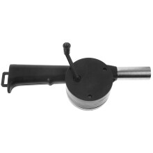 4Pièces Souffleur À Main Bbq En Plastique Acier Noir Portable
