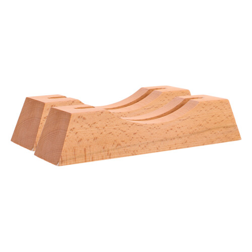 8Stk Holz Display Halter Sand DIY Beige Für