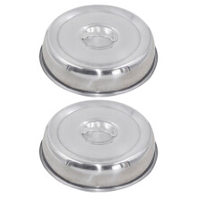 10Stk Silber Für Griddle Basting Deckel Rund