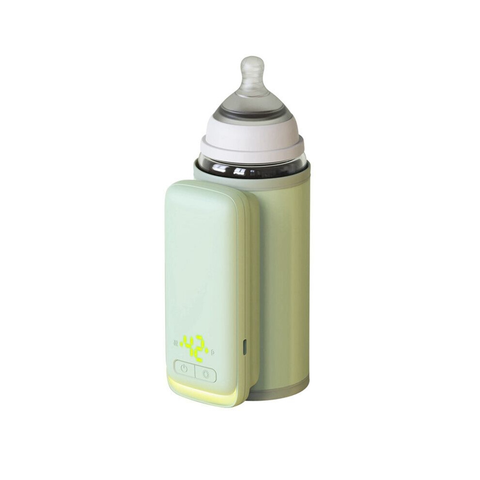 Bottle Heating Jacket 6Levels Adjustment Temperature Display Night Ing Portable Baby Bottle Heater 6000Amh A Light Tauoh