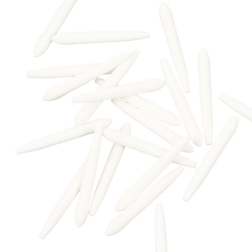 50Pièces Pointes De Feutres À Peinture Blanches Universelles Durables