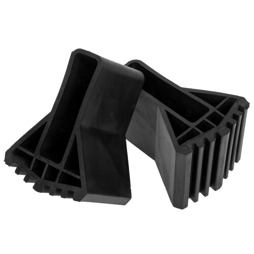 4Pièces Protection Pieds D'échelle Pliable Noire Durable Facile