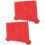 8Pièces Protections Pieds D’échelle Rouges, Stables Résistantes 1