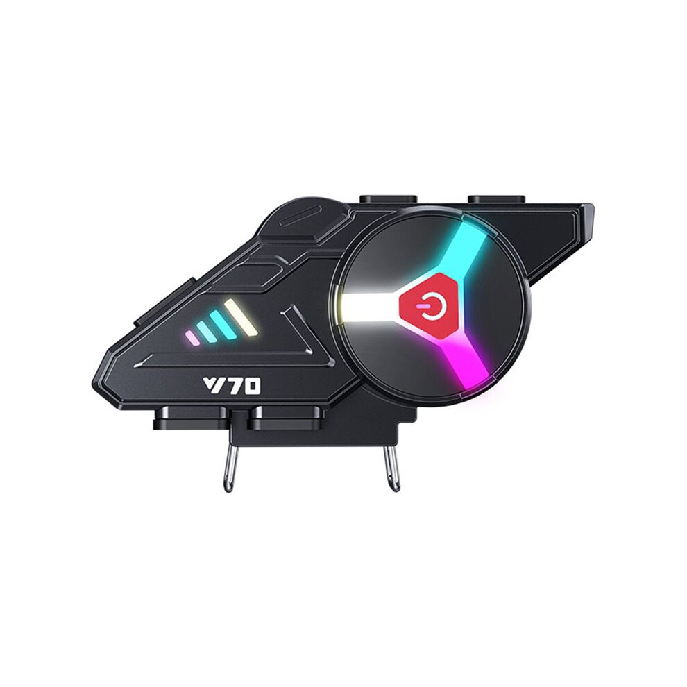 Y70 Motorcycle Helmet Headset V5.3 Rgb Colorful Lights Earphone Ipx6 Waterproof Support Connecting 2 Phones 4711419625185