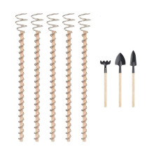 Electro Culture Copper Plant Stakes Copper Garden Stakes Gardening Antenna Copper Rods Copper Wire 30CM