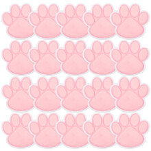 100St Roze Applique Met Hondepoot Voor Kleding En Hoeden