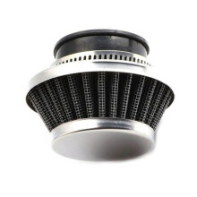 Motorcycle Universal 35MM Air Filter for 47/49cc Pocket Bike Dirt Bike Carburetor Interface Air Filter Silver