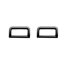 Car Dashboard A/C Air Outlet Trim Frame for N-BOX 2024 Air Conditioner Air Outlet Cover Bright Black