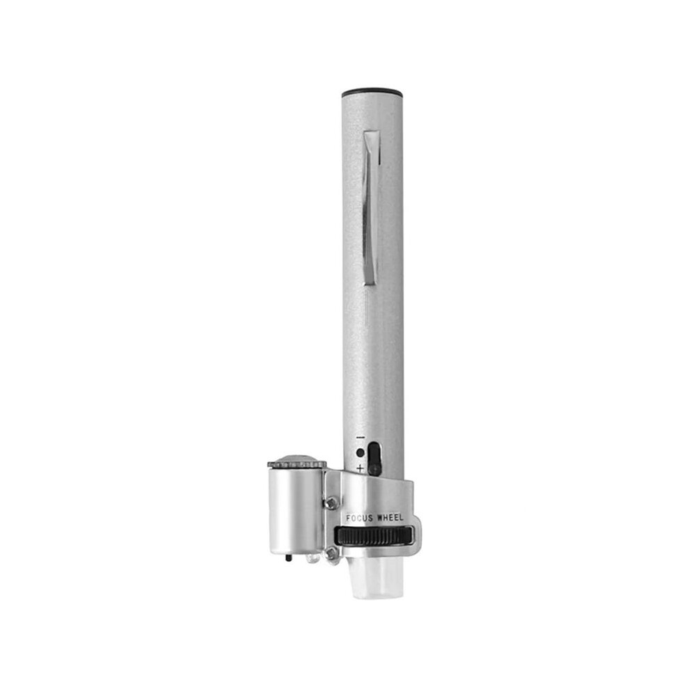 Tauoh Light 100X Zoom Multifunction Microscope Loupe Adjustable Portable Led With Magnifier Jewelry Pocket Handheld