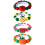 12Pièces Colliers Réglables Fruit Décor Coloré 1
