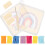 5Ensembles Kit DIY Sous-Verre Brodé Polyester Couleurs Variées 1