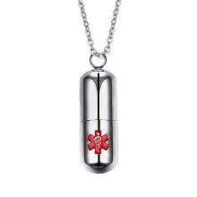 2Stk Silber Halskette Edelstahl Anhänger Feine Verarbeitung Schmuck
