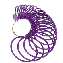 2Stk Kunststoff Messlap Armband Lila Für Schmuck Messung