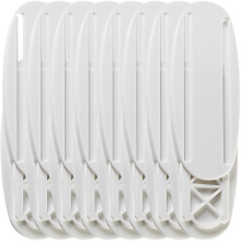 32Stk Weißer Power Strip Wandhalter Selbstklebend Langlebig