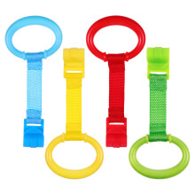 2Stk Babys Laufhilfe Pull Rings Mit Stabilem Clip Buntem Design