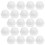 100Pièces Casques Plastique Mini Poupées Blancs Et Sûrs 1
