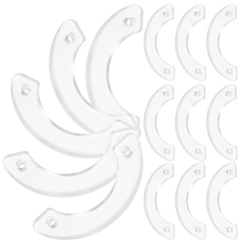 100Pièces Butées Guide Durable Transparent Pour
