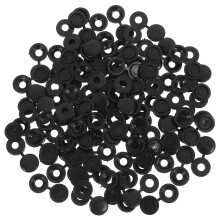 400Stk ABS Schraubenkappen Schwarz – Kindersicher, Kratzfest, Möbel