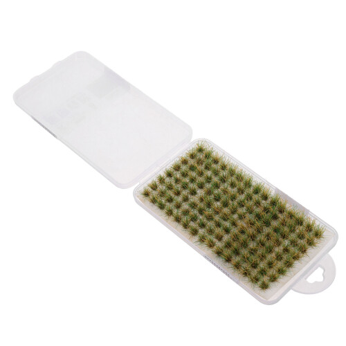 4Pcs Resin Miniature Static Grass Tufts Multi Color for Diorama Model
